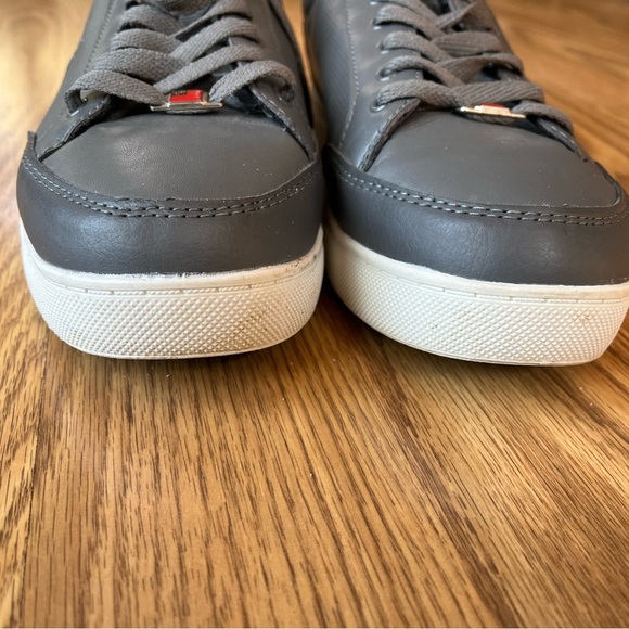 Men’s Polo Assn Sneaker Shoe Gray Blue Navy Size 12 Ralph Lauren Casual - Picture 9 of 12